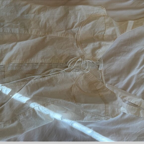 More to Come Cristal Tie Front Top - Small - Picture 4 of 5